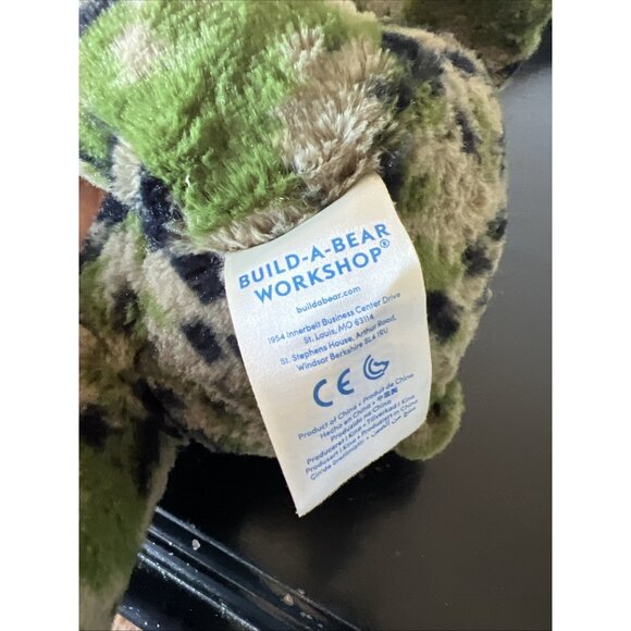 Build-A-Bear Workshop Camouflage Camo Plush Teddy Bear- Stuffed Animal Toy 17" - Picture 6 of 6